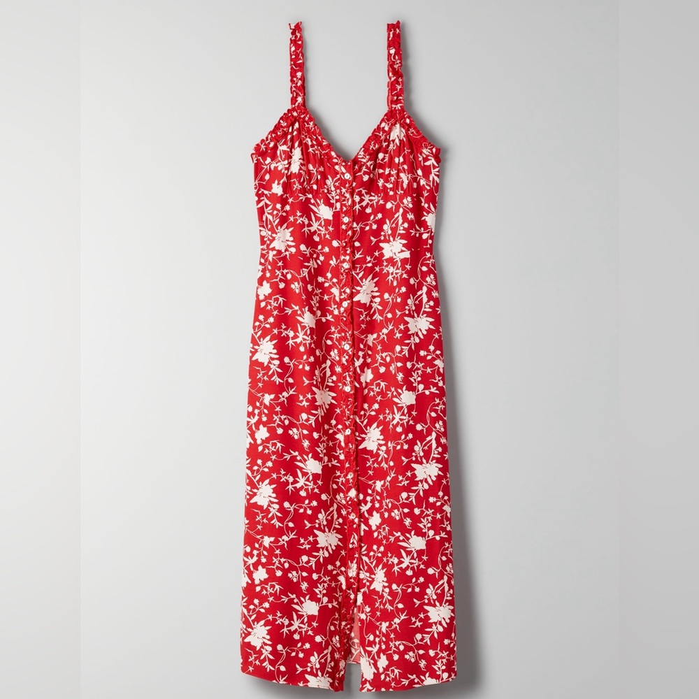 Aritzia Red Lealia Dress